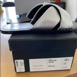 COPY - Rag & Bone Silver Keaton slide